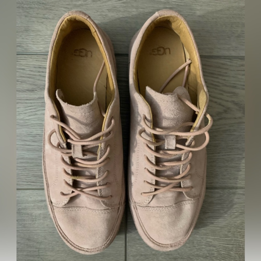UGG suede pink sneakers 9.5